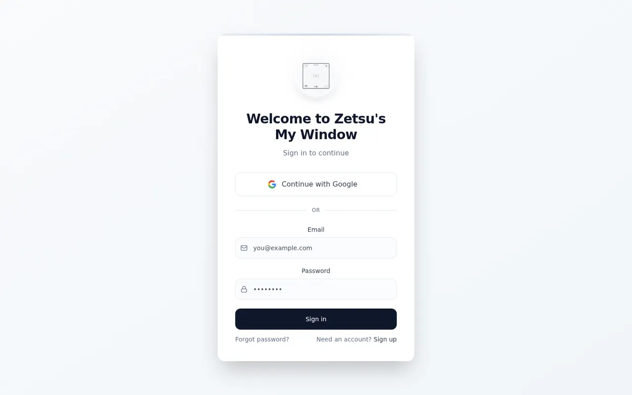 Preview of the MyWindowz live site
